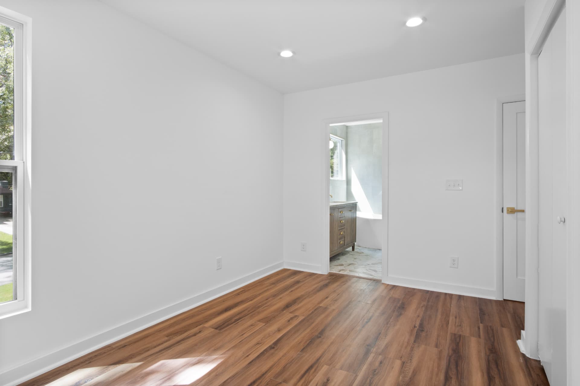 Bedroom with ensuite bath